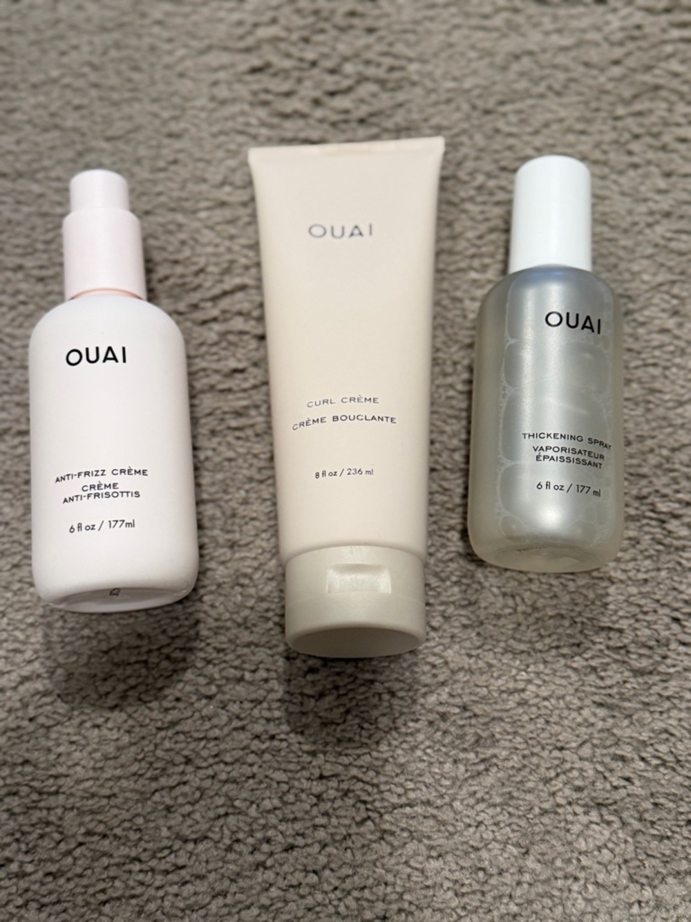 OUAI haircare products Anti-Frizz Crème, Curl Crème, Thickening Spray - Picture 2 of 2